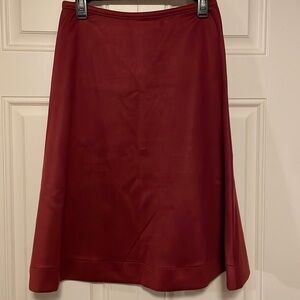 MAROON A-Line Skirt Size: XS